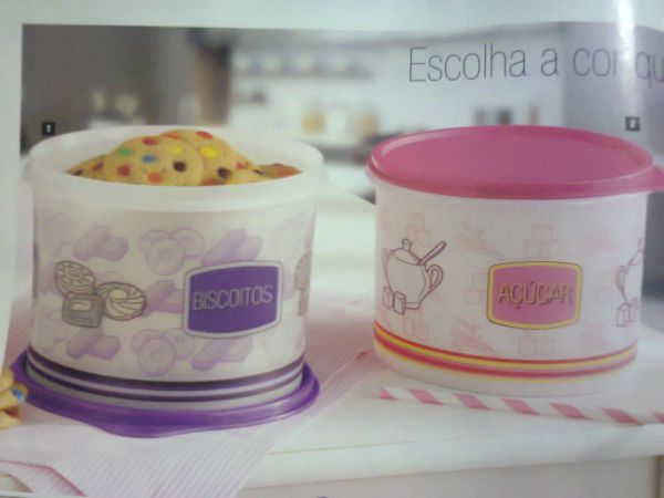 Tupper caixa p/ Açucar + caixa Biscoito (conjunto)